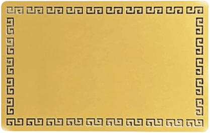 2 blank metal business card