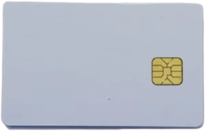 3 blank chip card
