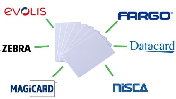 standard size plain pvc card for multiple printers