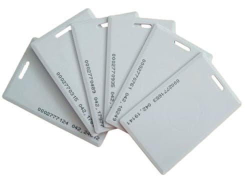 blank rfid clamshell cards