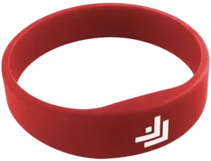 roundness rfid silicon wristband