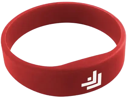 roundness rfid silicon wristband