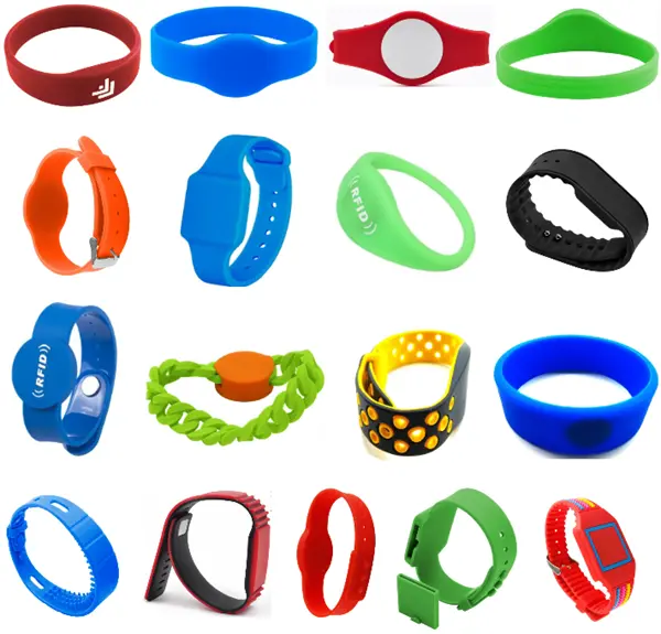 silicon rfid wristbands styles