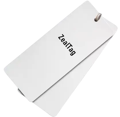 custom printed rfid clothing hang tag