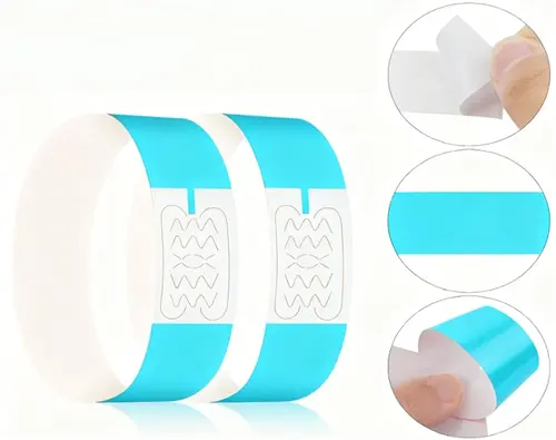 disposable paper rfid event wristband closure