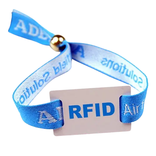 nylon rfid wooden wristbands