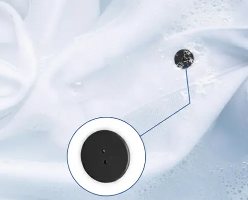 sew on pps rfid laundry button tag waterproof