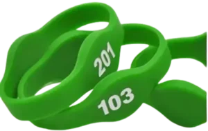dual frequency rfid silicone wristband