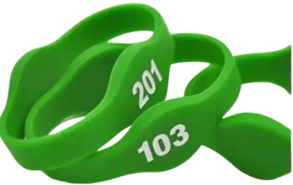 dual frequency rfid silicone wristband