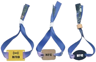 nfc fabric wristband customize for festival
