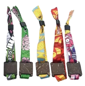 eco friendly coconut shell slider rfid wristband
