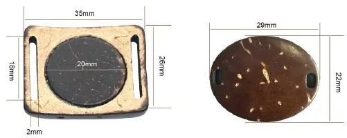 coconut shell rfid tag