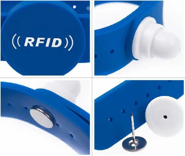 tamper-proof rfid silicone wristband