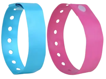 Disposable rfid wristbands