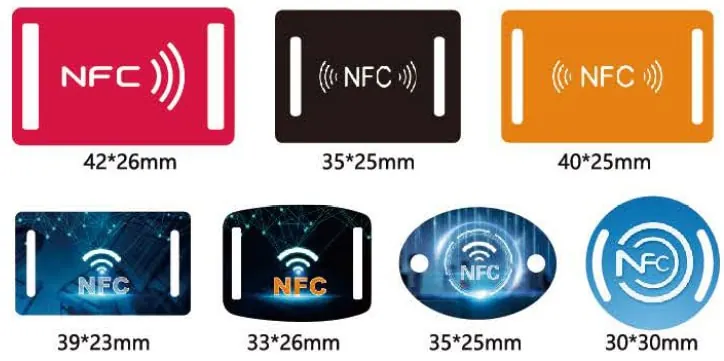 most used sizes for fabric card wristband
