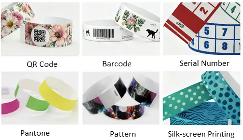 custom crafts for rfid paper wristbands