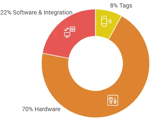 rfid system cost distribution