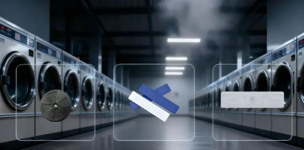 Pps silicone textile laundry tags choosing