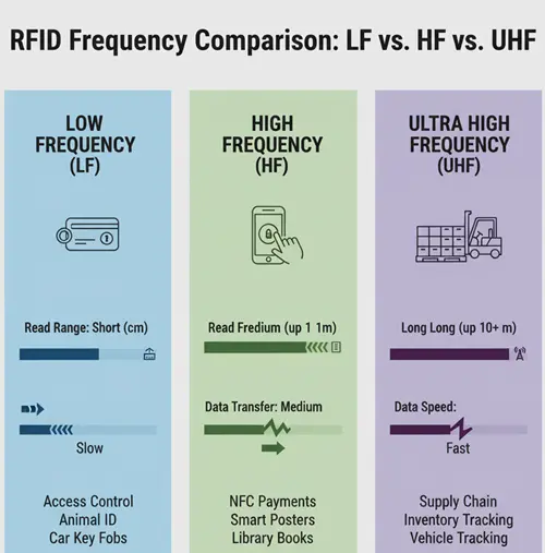 rfid frequencies comparision