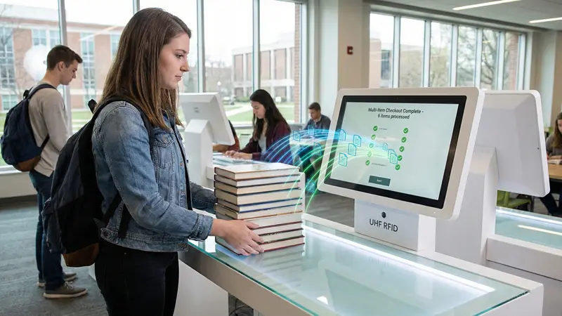 Smart library rfid system